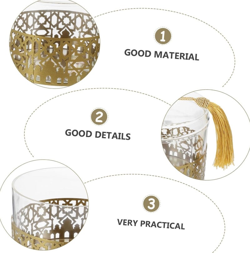 Laravel Metal Candy Box Festival Decorative Tray Candy Nuts Container Fruit Plate for Candy, Cookies, Chips and Party Snacks Ramadan Eid Mubarak Favor for Party Dessert Boxes - Image 3